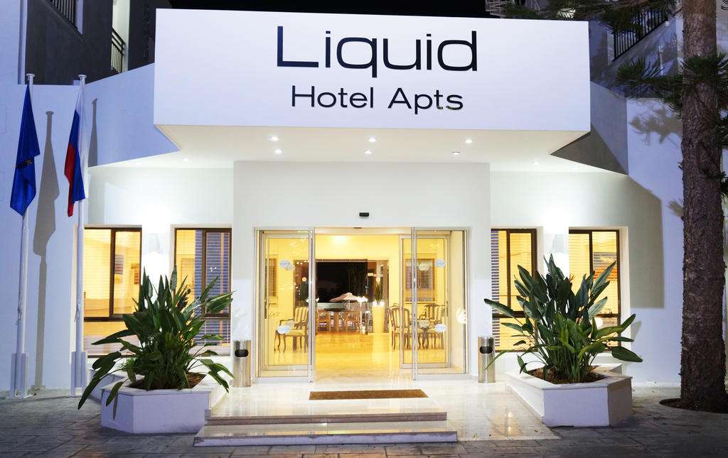 Liquid Hotel Apartments Agia Napa Exterior foto